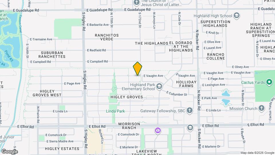 3565 E Vaughn Ct Map and Location Details