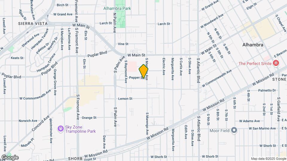 1710 Pepper St Map and Location Details