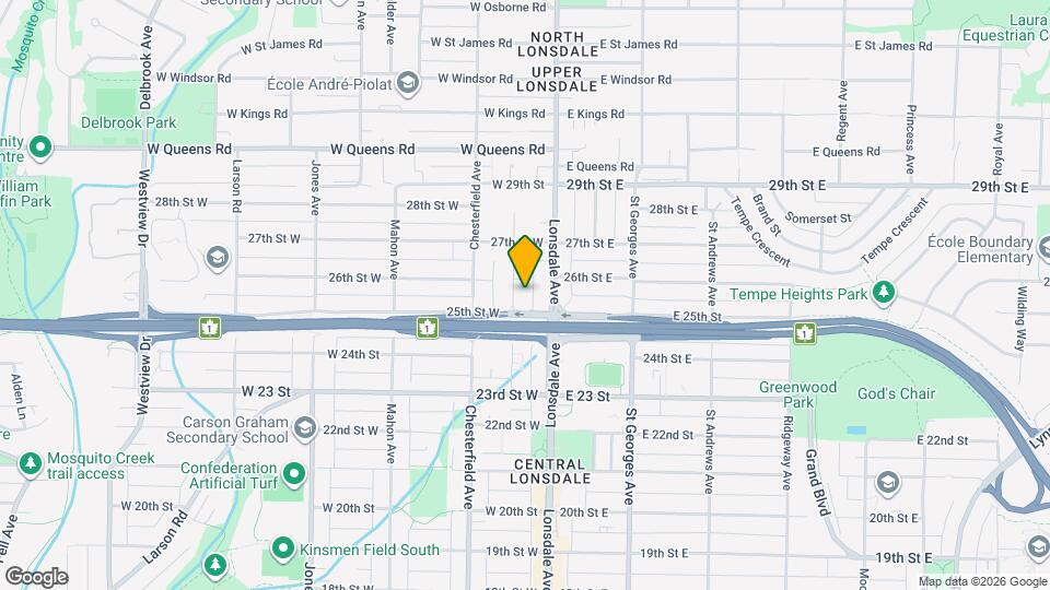 2530-2532 Western Av Map and Location Details