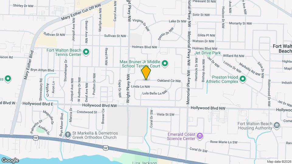 375 Oakland Cir NW Map and Location Details