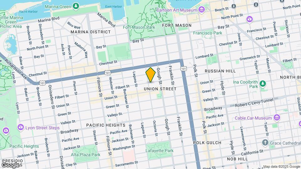 1799 Filbert St Map and Location Details
