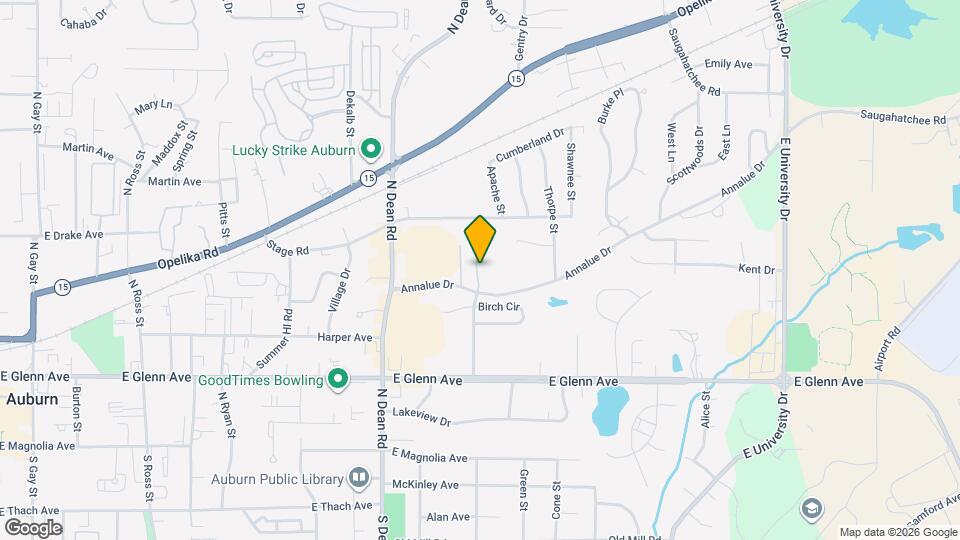 Charming Auburn Home! Map and Location Details