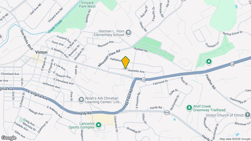 1033 Jeanette Ave Map and Location Details