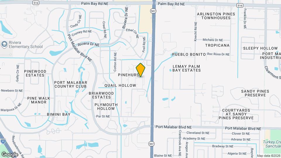 1633 Sunny Brook Ln Mapa y Detalles de la Ubicación