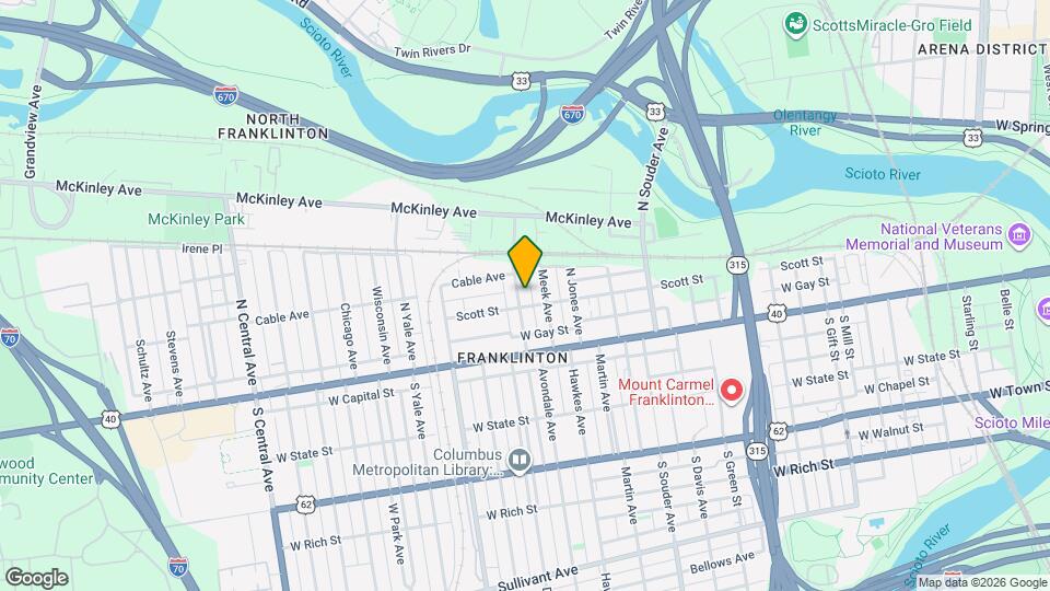 76 Rodgers Ave Map and Location Details