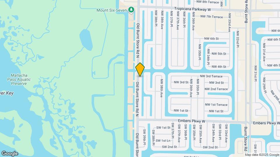 307 Old Burnt Store Rd N Map and Location Details