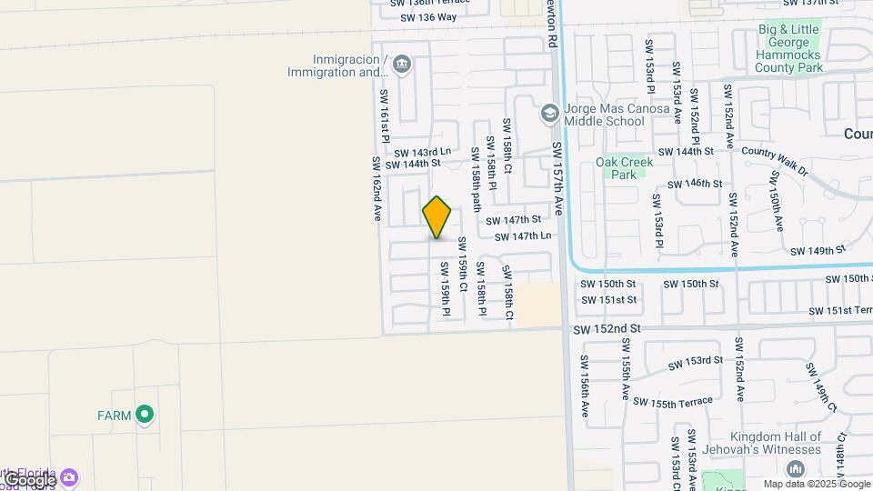 15976 SW 147th Ln Map and Location Details