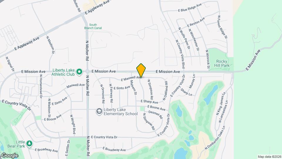 24104 E Maxwell Ave Mapa y Detalles de la Ubicación