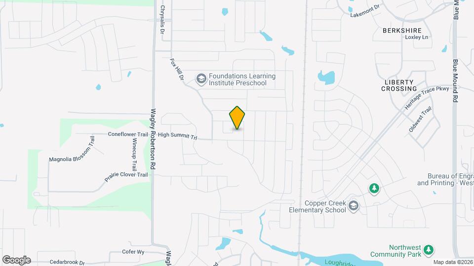 421 Houndstooth Dr Map and Location Details