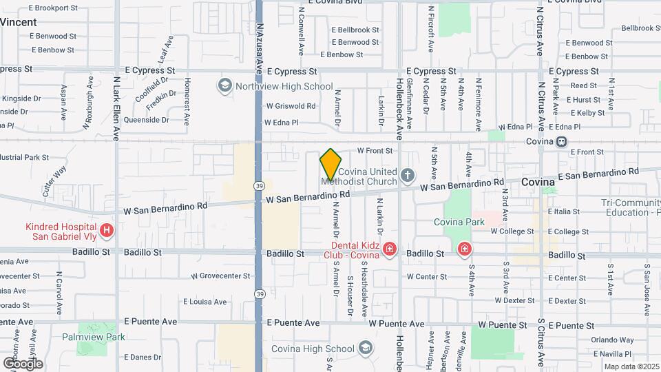 515 N Armel Dr Map and Location Details