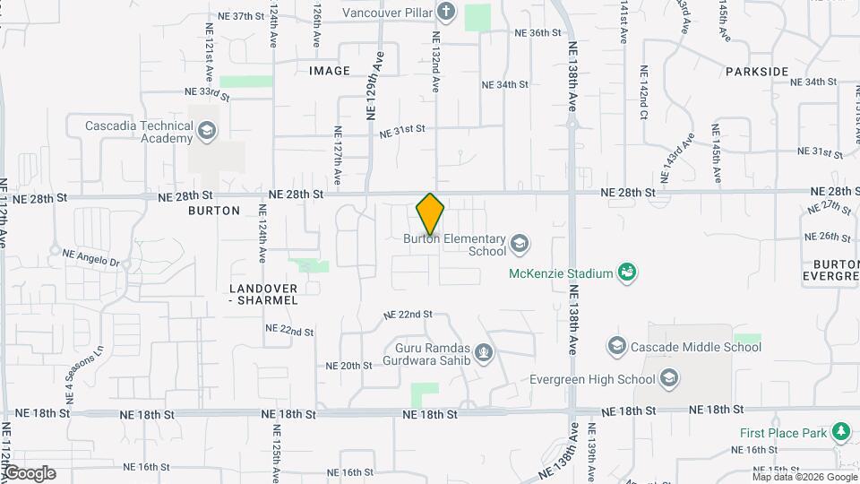 2605 NE 131st Ct Map and Location Details