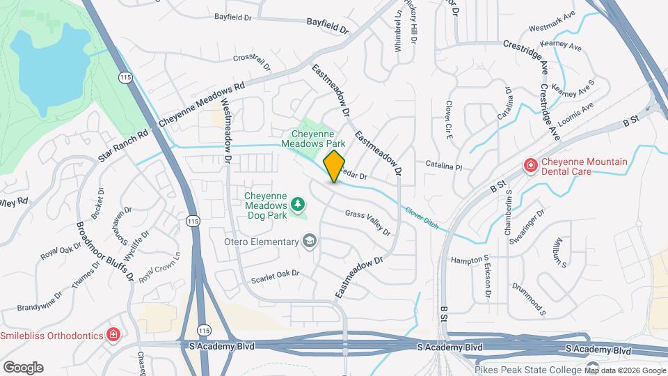1276 Canoe Creek Dr N Map and Location Details