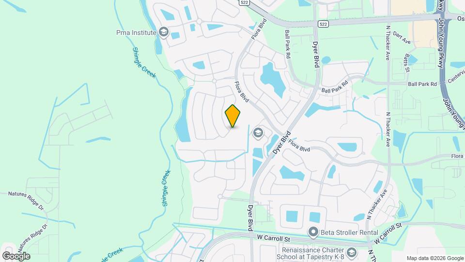 2962 White Cedar Cir Map and Location Details