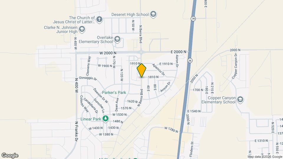 1837 N Berra Blvd Map and Location Details