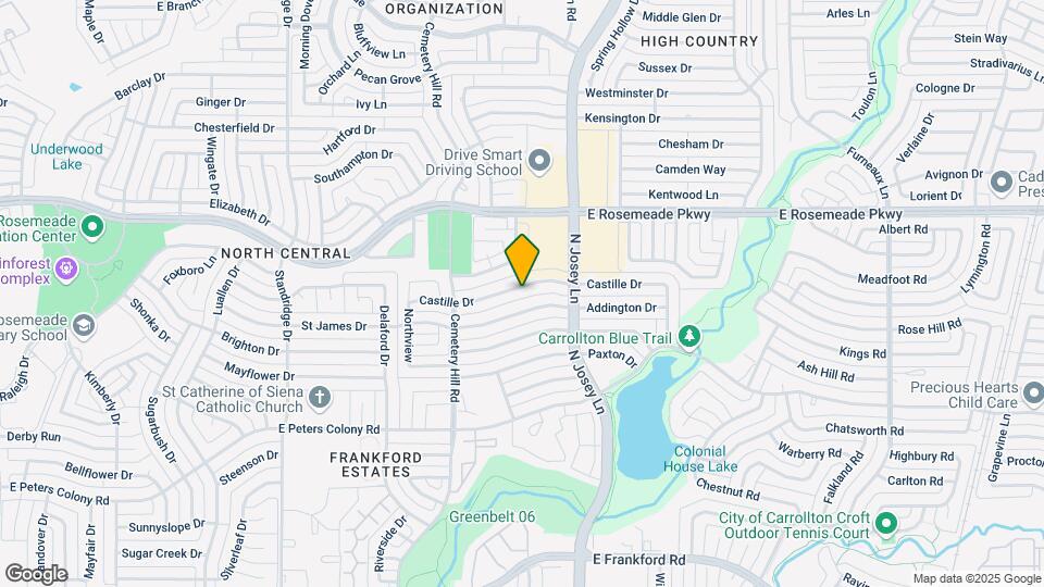 1824 Castille Dr Map and Location Details