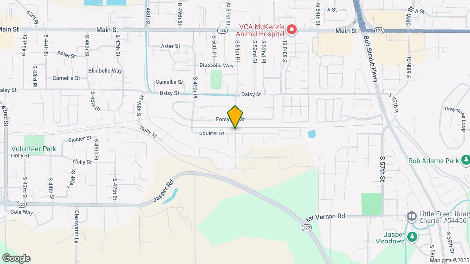 5089 Squirrel St Map and Location Details