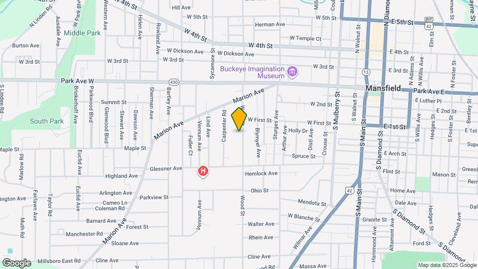 118-118.5-1185 Wood St Map and Location Details