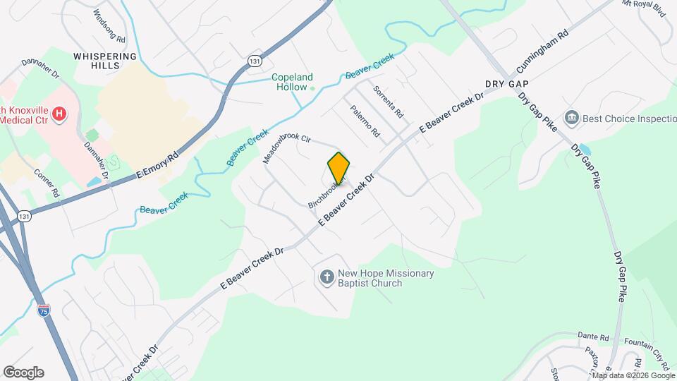 728 Birchbrook Dr Map and Location Details