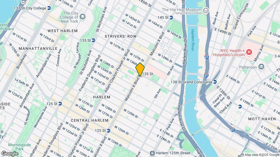 480-490 LENOX Ave Mapa y Detalles de la Ubicación