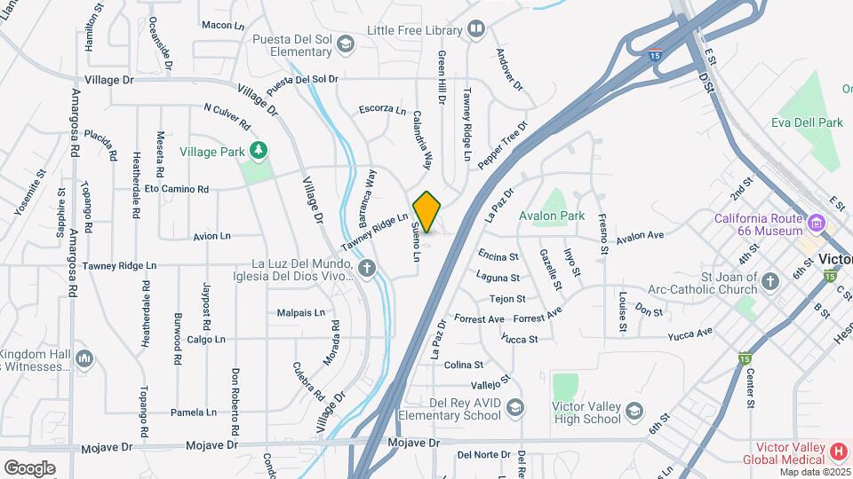 15747 Sueno Ln Map and Location Details