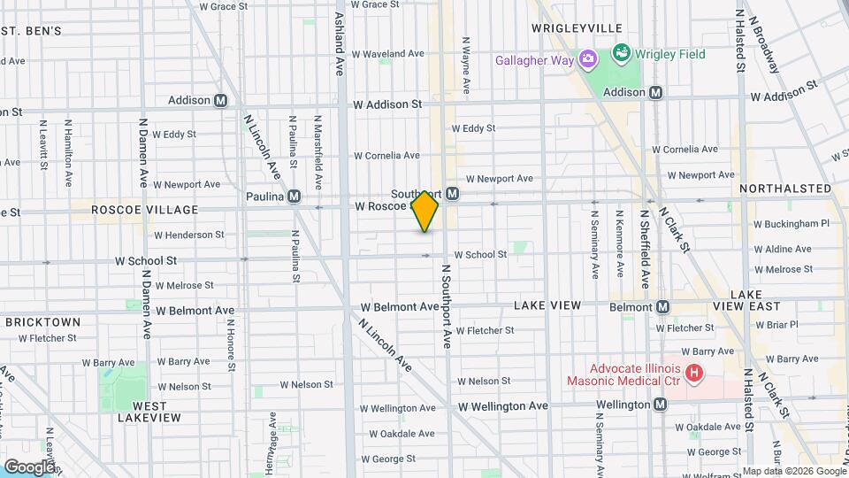 1425 W Henderson St, Unit 1 Mapa y Detalles de la Ubicación