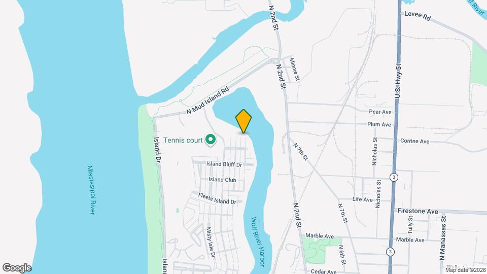 1463 Down River Dr Map and Location Details