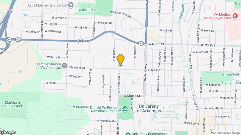 1394 W Cleveland St Map and Location Details