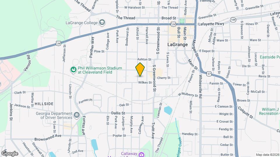 513 Alford St Map and Location Details