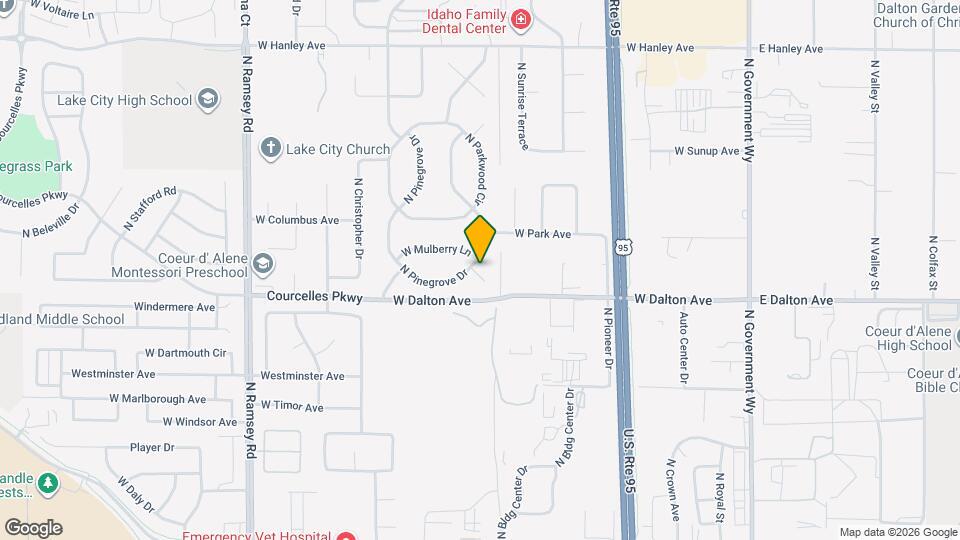 5223-5225 N Pinegrove Ct Map and Location Details