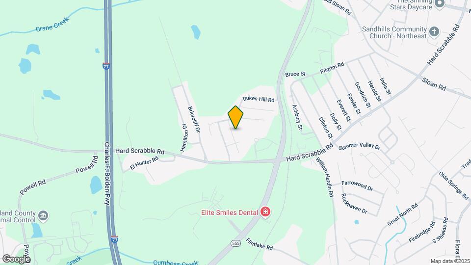 625 Poplar Grove Lane Map and Location Details