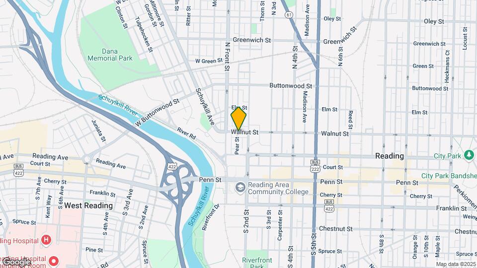 128 Walnut St, Unit 2 Map and Location Details