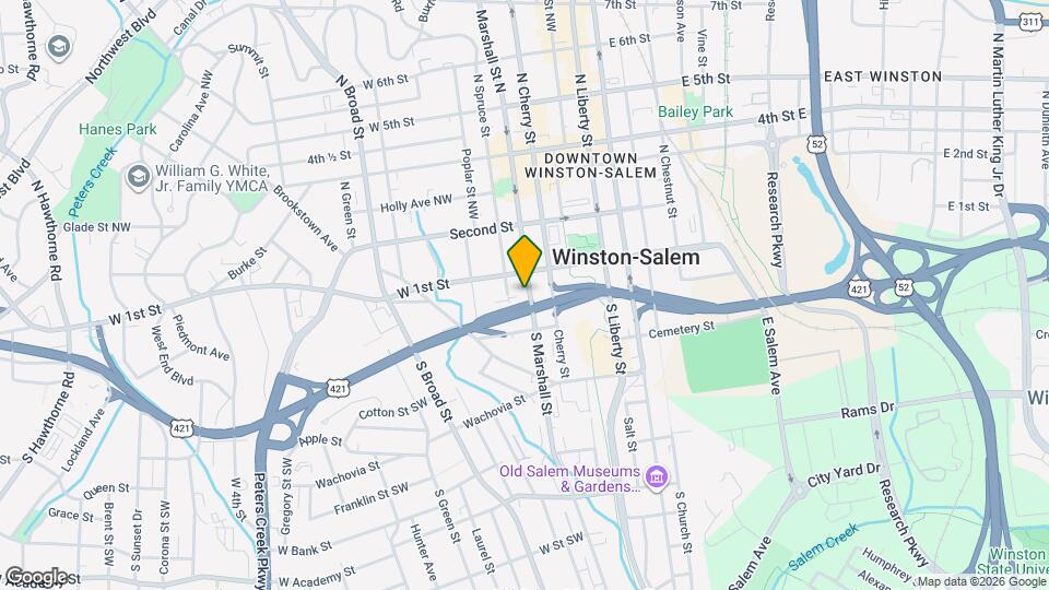 116 S Marshall St Map and Location Details