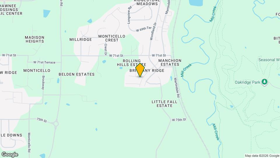 20807 W 72nd St Mapa y Detalles de la Ubicación