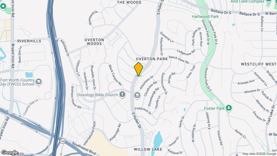 3801 Brookhaven Cir Map and Location Details