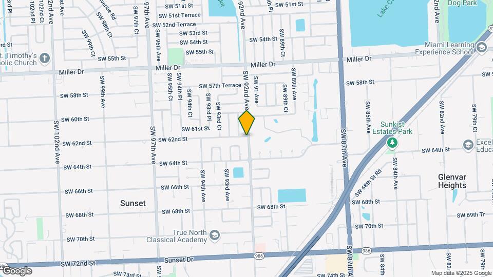 9200 SW 62nd St Map and Location Details