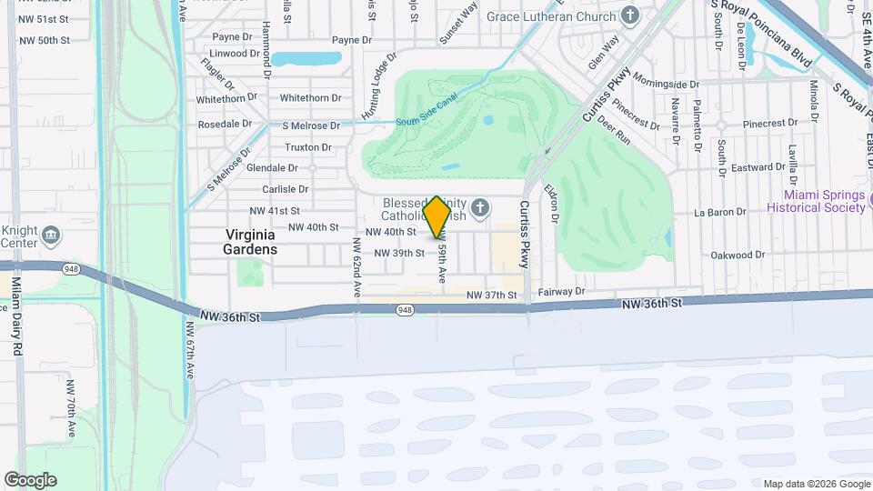 3920 NW 59th Ave Map and Location Details