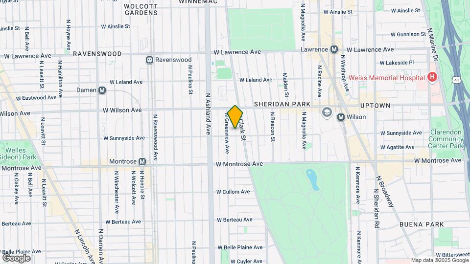 4501-4509 N Greenview Ave Mapa y Detalles de la Ubicación
