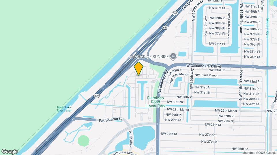 12585 NW 32nd Manor Map and Location Details