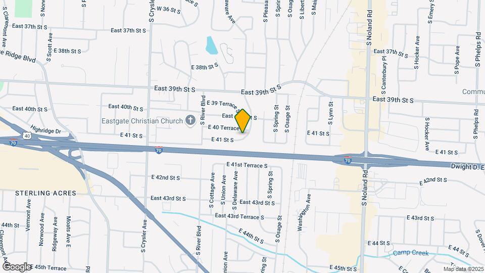 4014 S Delaware Ave Map and Location Details