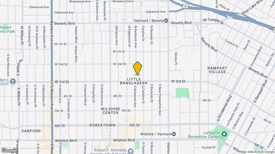 258 S Kenmore Ave Map and Location Details