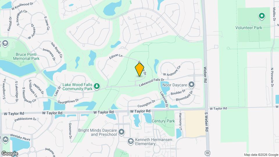 14056 Danbury Dr Map and Location Details