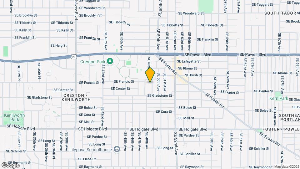 3915 SE 49th Ave Map and Location Details