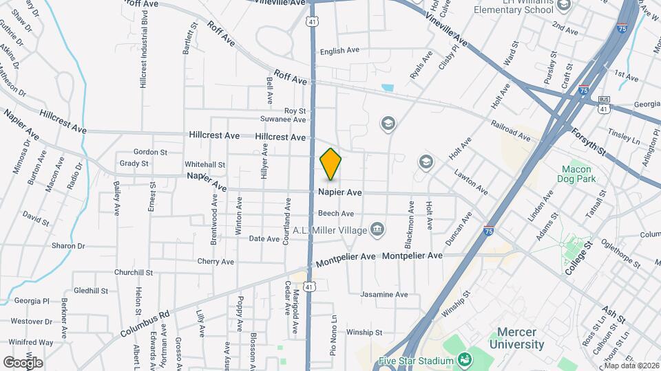 2525 Napier Avenue, Unit Cottage Map and Location Details