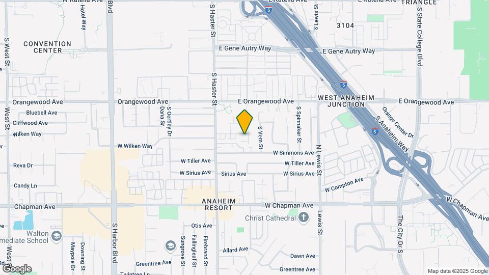 2201 S Mountain View Ave Map and Location Details