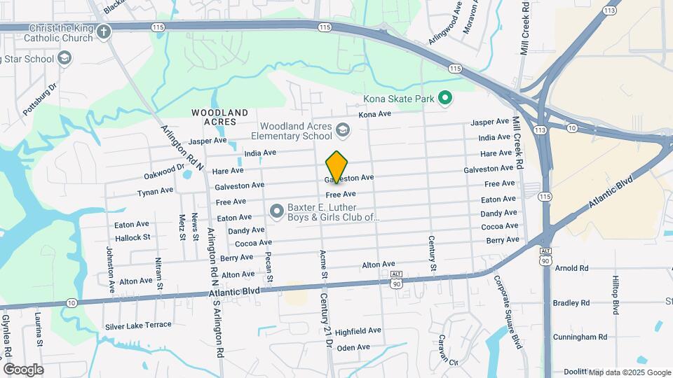8141 Free Ave Map and Location Details