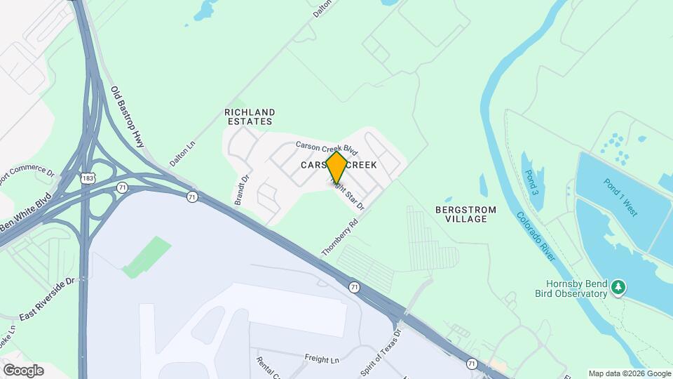 9507 Night Star Dr Map and Location Details