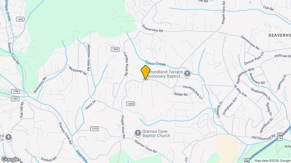 186 Pisgah View Rd Map and Location Details