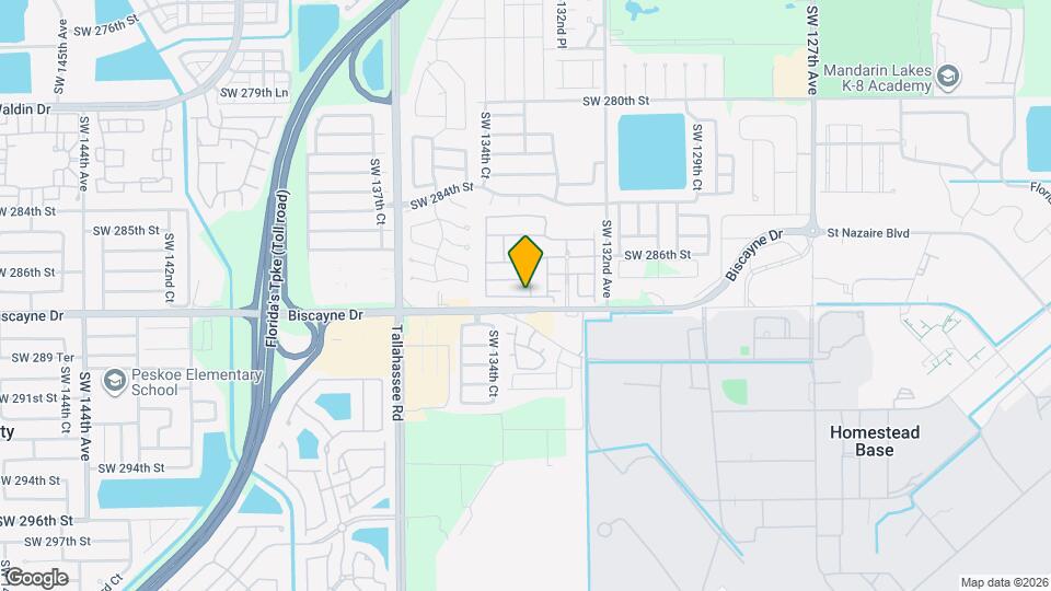 13373 SW 287th Ter Map and Location Details