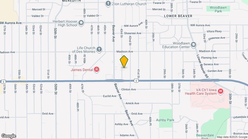 3837 43rd St Map and Location Details