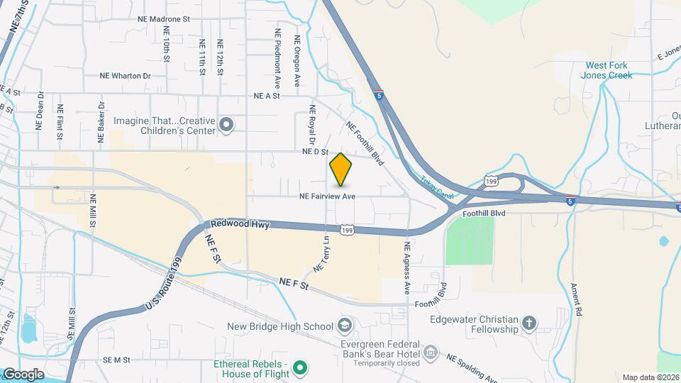 1866 NE Fairview Ave Map and Location Details